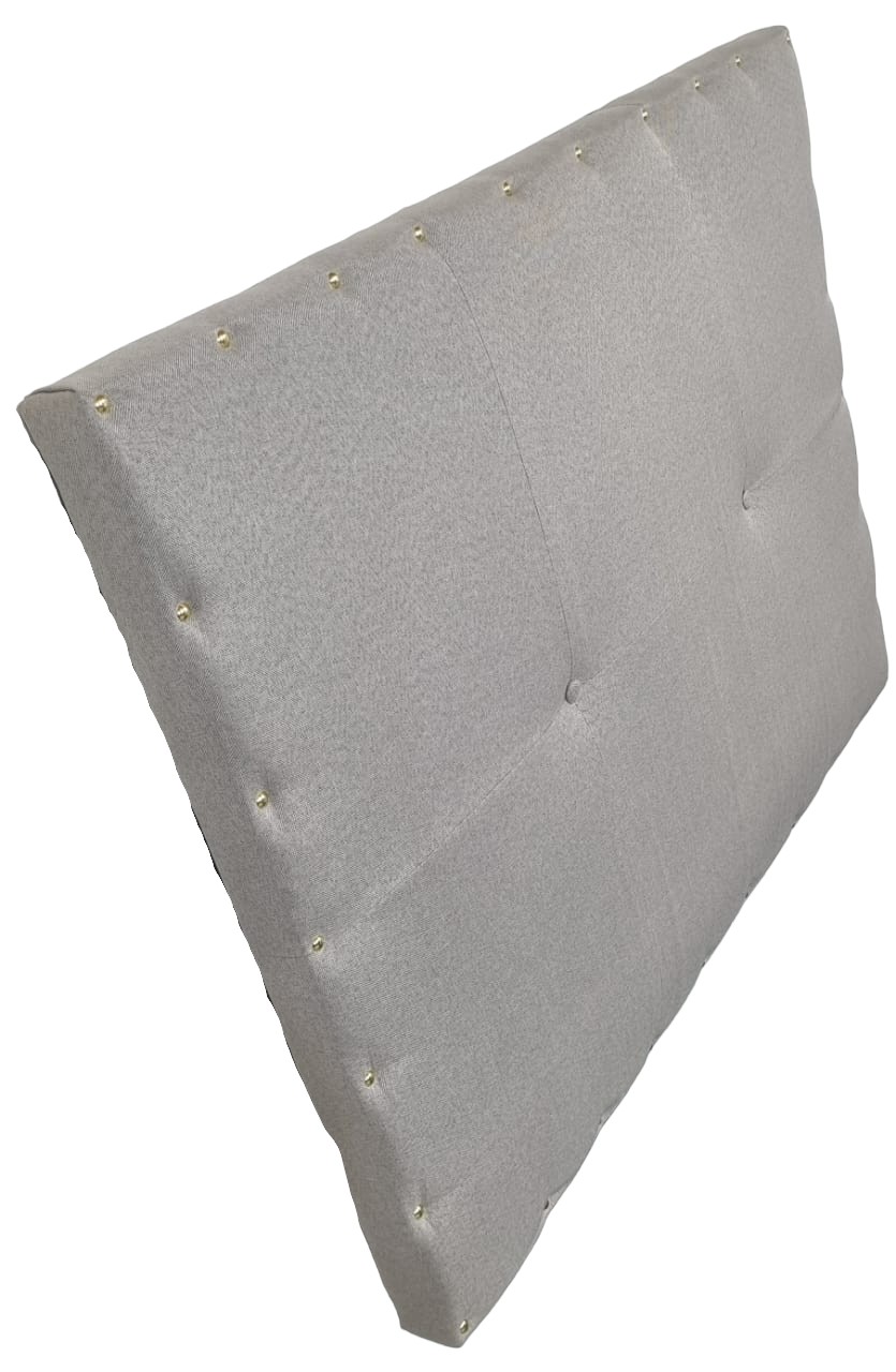 CAMA EUROPEA DISEÑOS VALESTRINI PLAZA LINO GRIS CLARO - 3