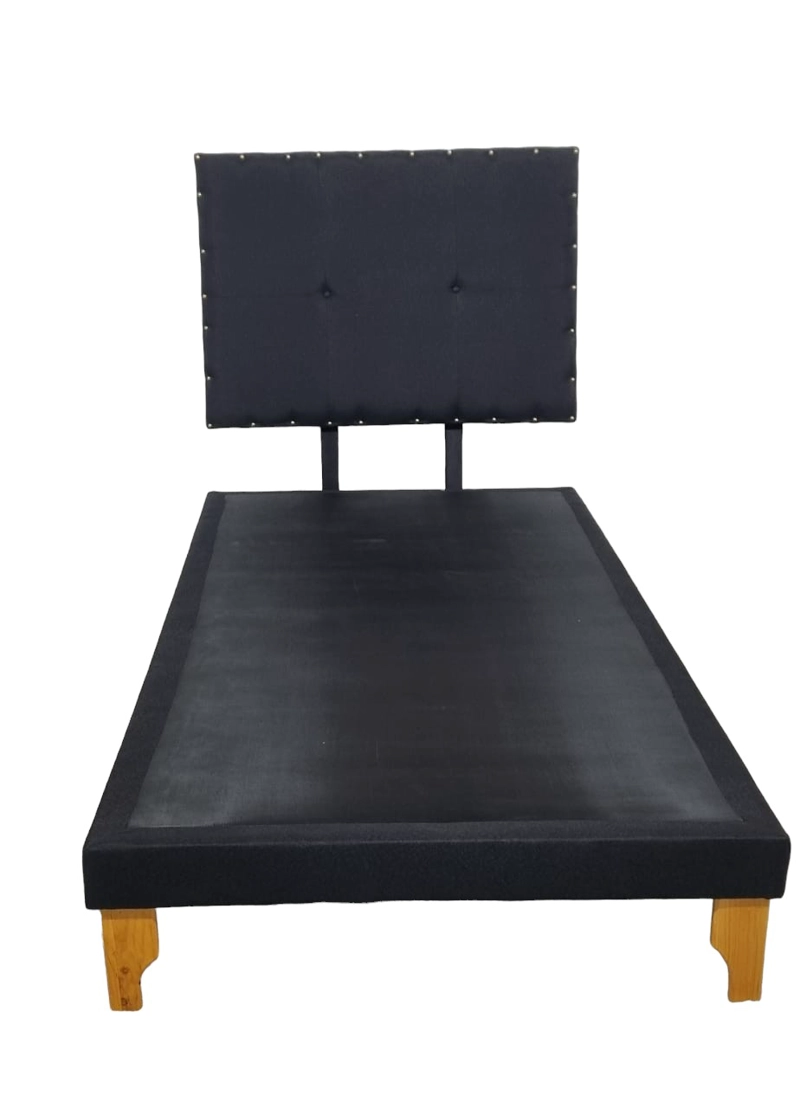 CAMA EUROPEA DISEÑOS VALESTRINI PLAZA LINO NEGRO - 1