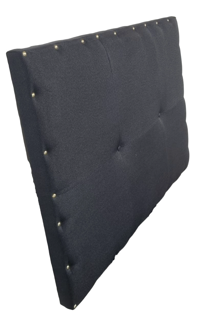 CAMA EUROPEA DISEÑOS VALESTRINI PLAZA Y MEDIA LINO NEGRO - 4
