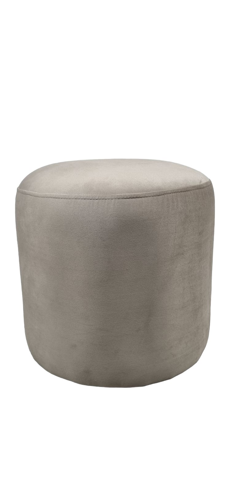 POUFF DISEÑOS VALESTRINI BEIGE REDONDO FELPA - 1
