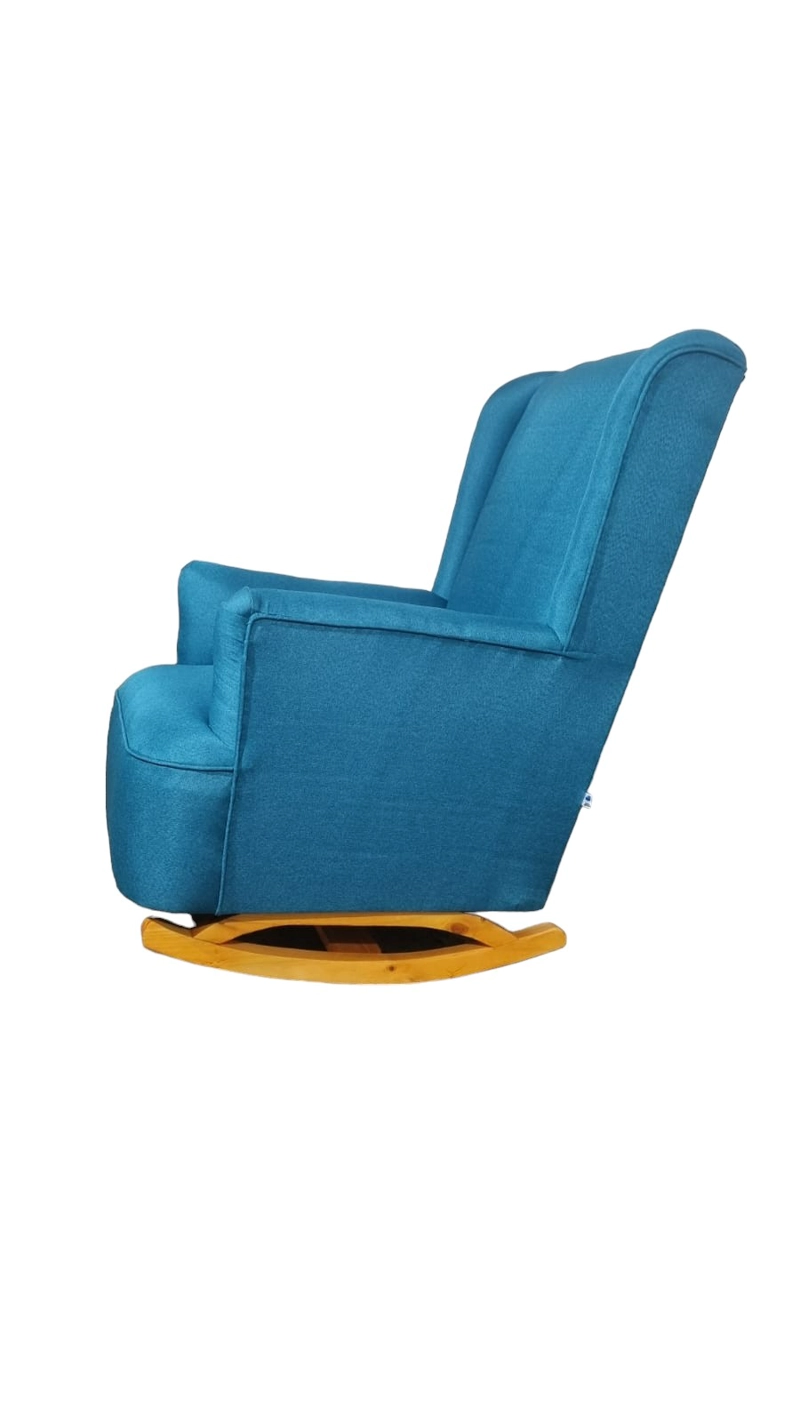SILLÓN DISEÑOS VALESTRINI LINO TURQUESA MECEDOR - 3