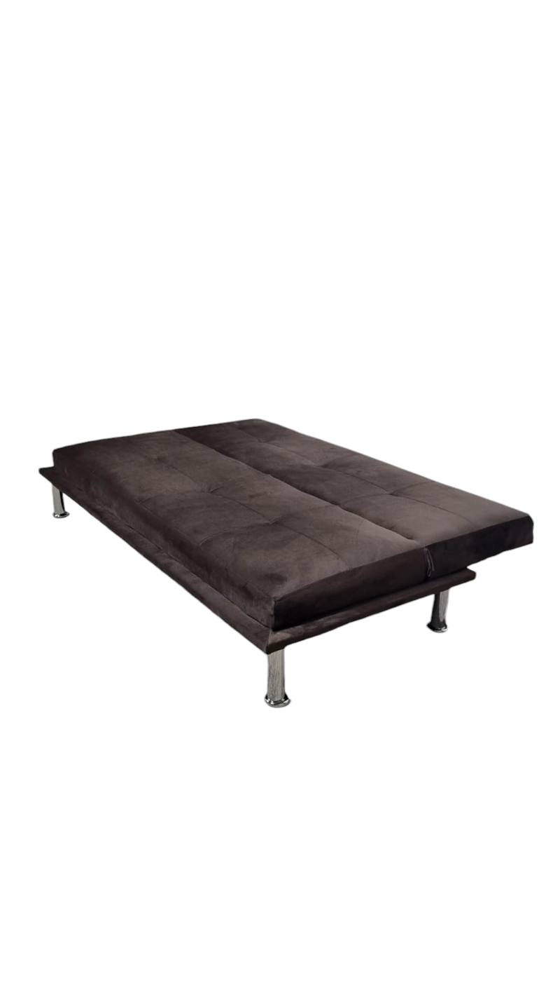 SOFA CAMA FELPA CHOCOLATE - 2