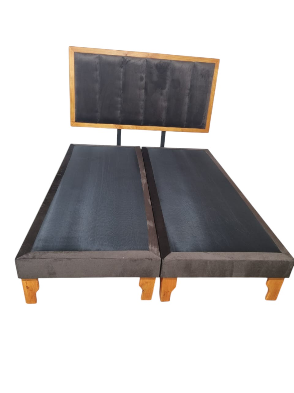 CAMA PREMIUN KING FELPA CHOCOLATE - 2