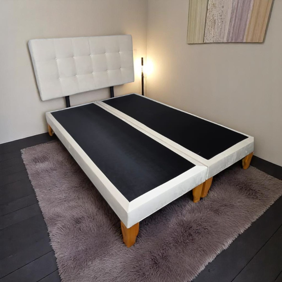 CAMA DOS PLAZAS FELPA CRUDO - 3