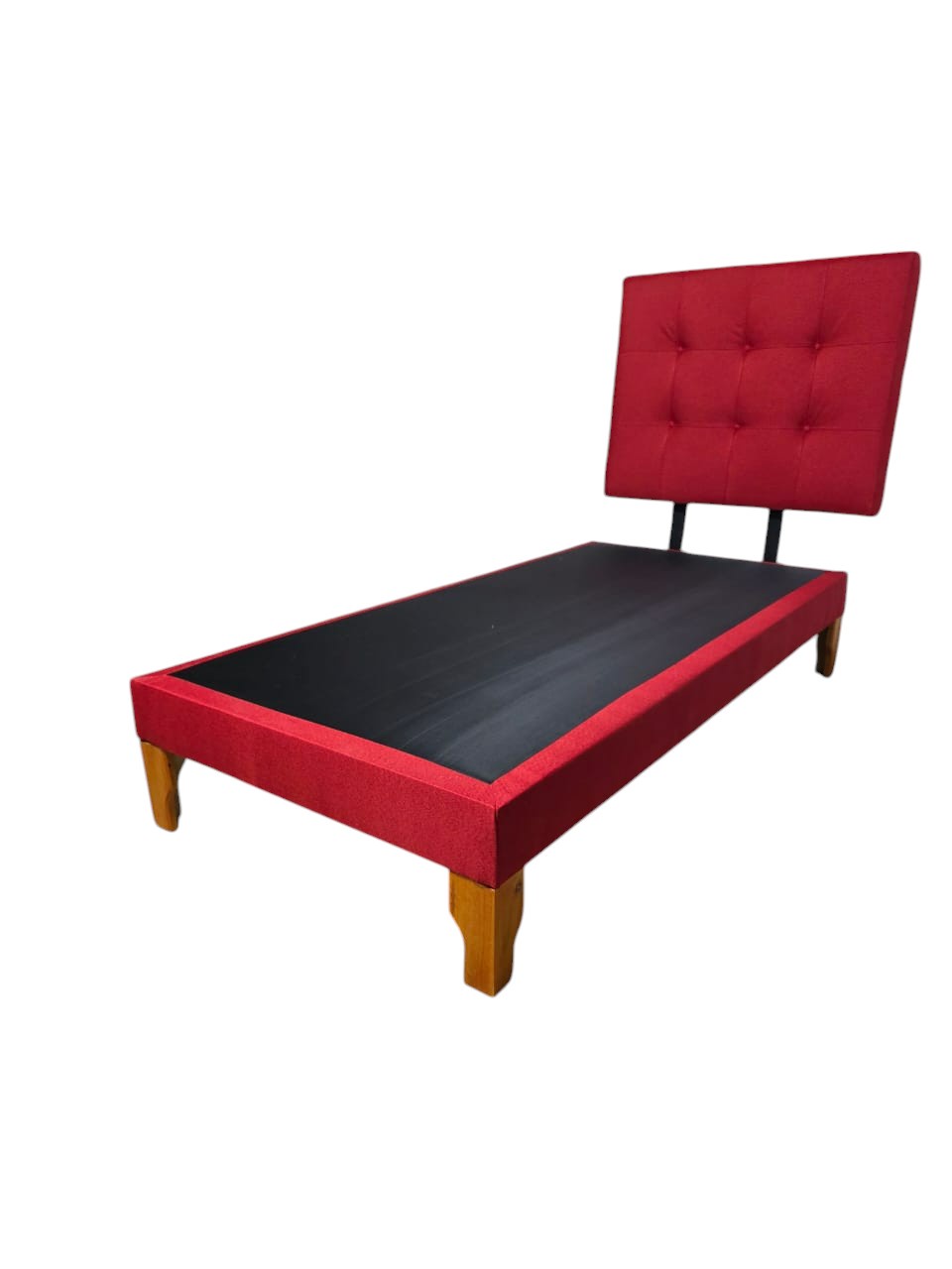CAMA DE PLAZA LINO ROJO - 2