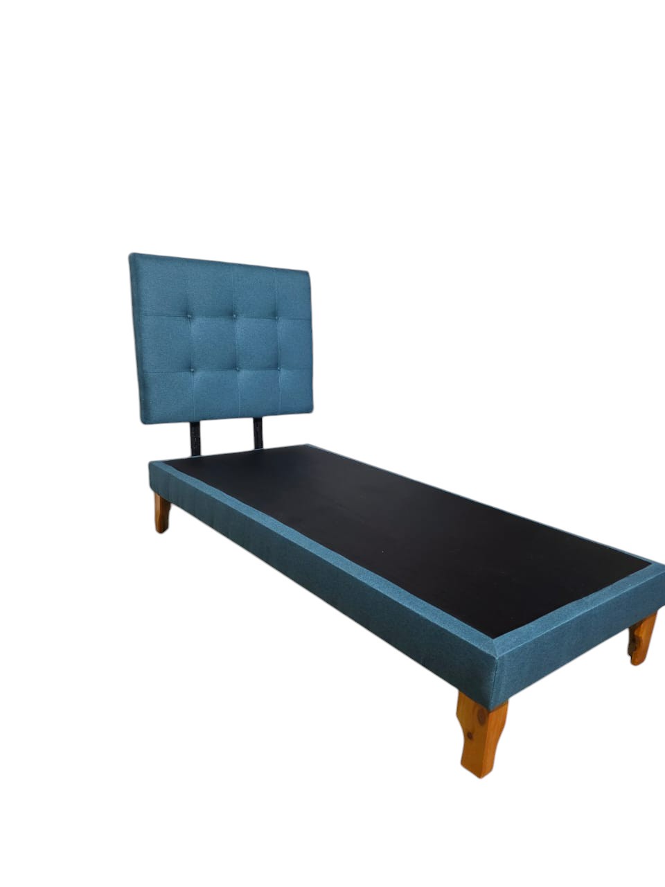 CAMA DE PLAZA LINO AZUL - 3