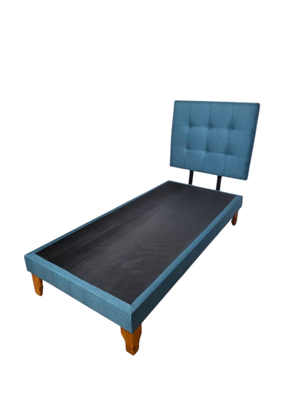 CAMA PLAZA Y MEDIA LINO AZUL - 3