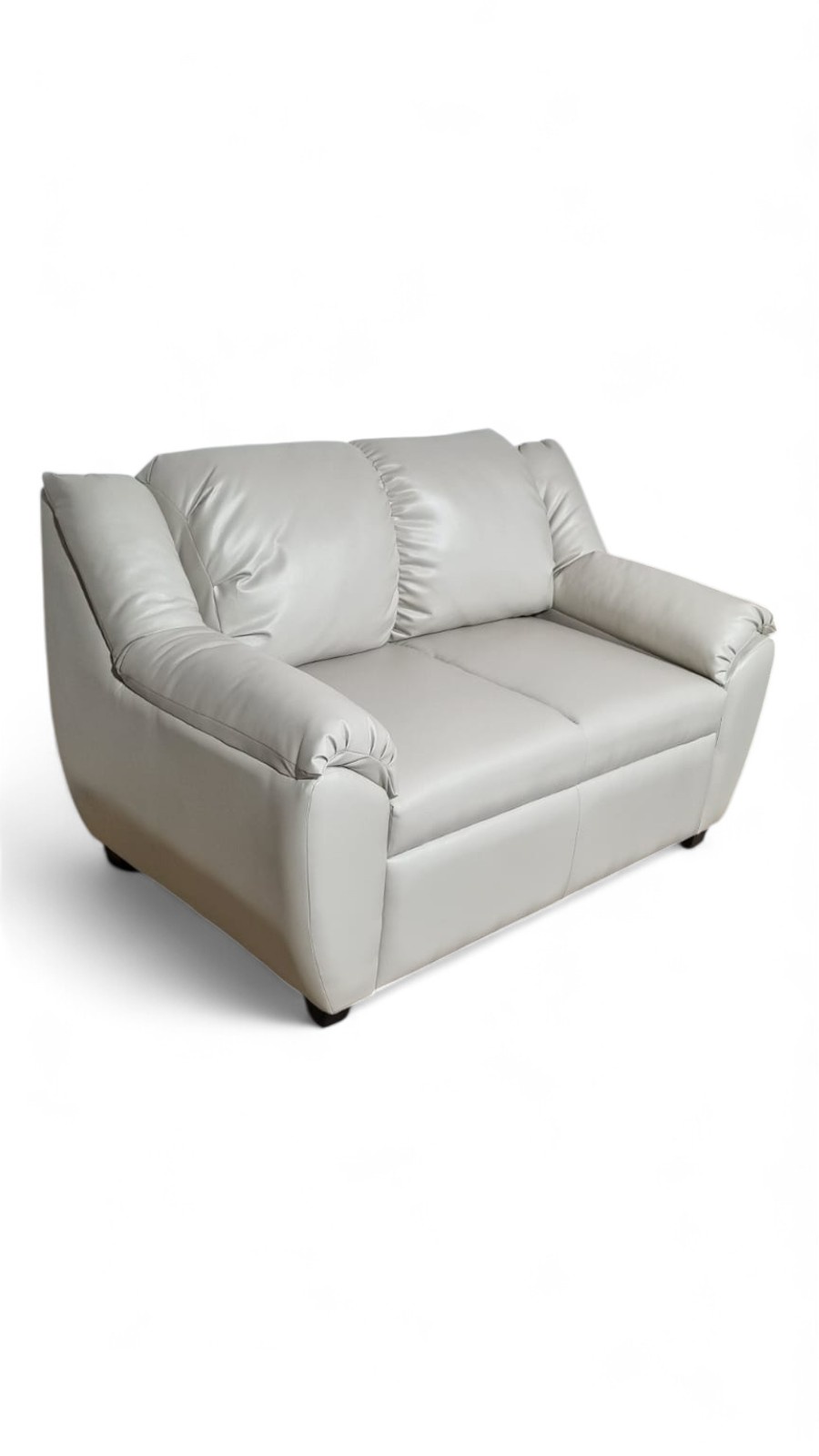 SOFA BRASIL DOS CUERPOS ECOCUERO BEIGE PP - 2