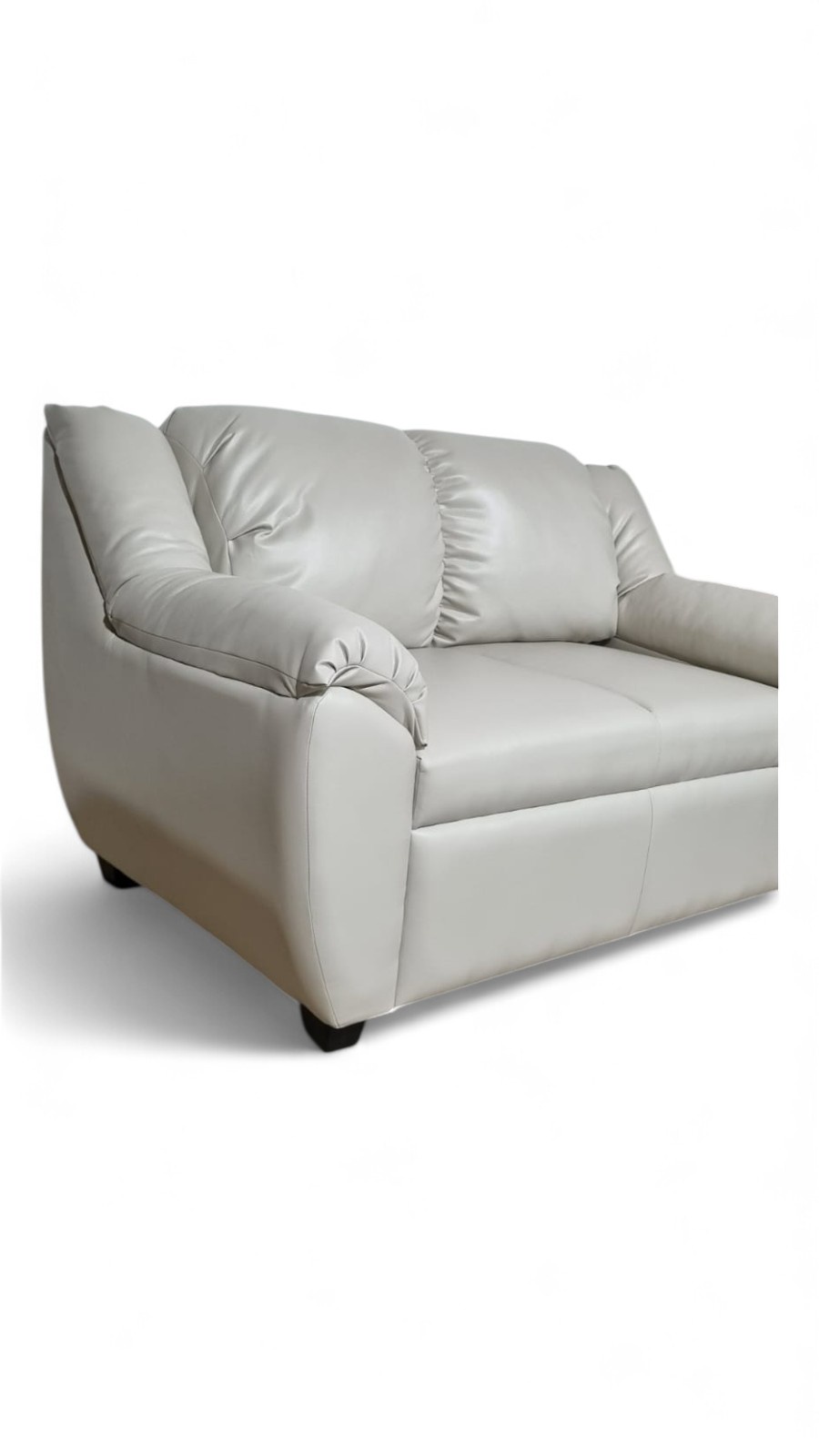 SOFA BRASIL DOS CUERPOS ECOCUERO BEIGE PP - 3