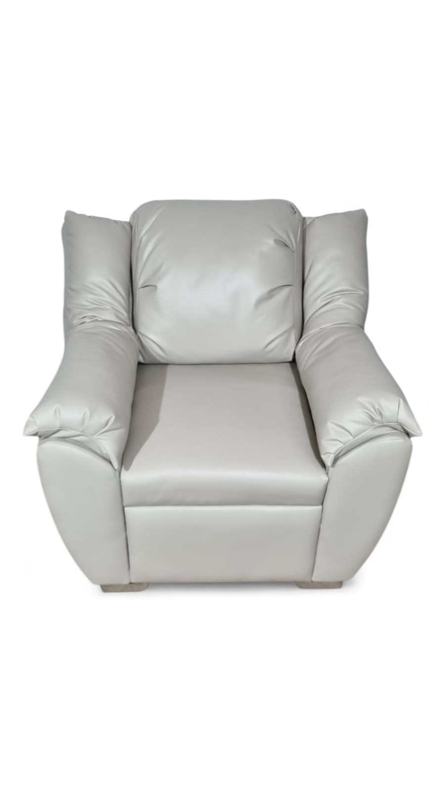 SOFA BRASIL UN CUERPO ECOCUERO BEIGE PM - 1