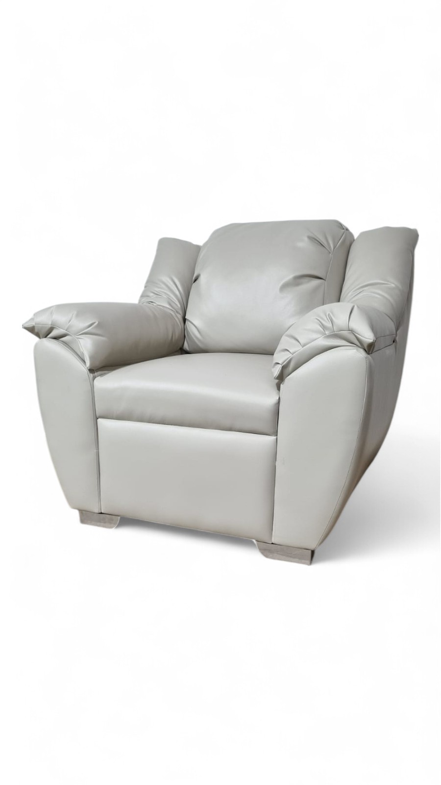 SOFA BRASIL UN CUERPO ECOCUERO BEIGE PM - 2
