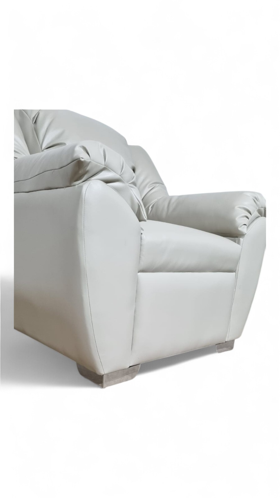 SOFA BRASIL UN CUERPO ECOCUERO BEIGE PM - 3