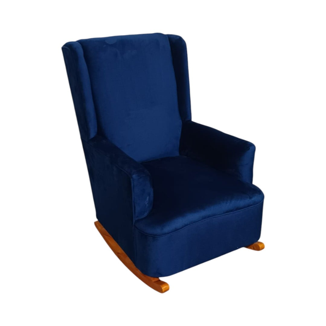 SILLON MECEDOR FELPA AZUL MARINO - 3