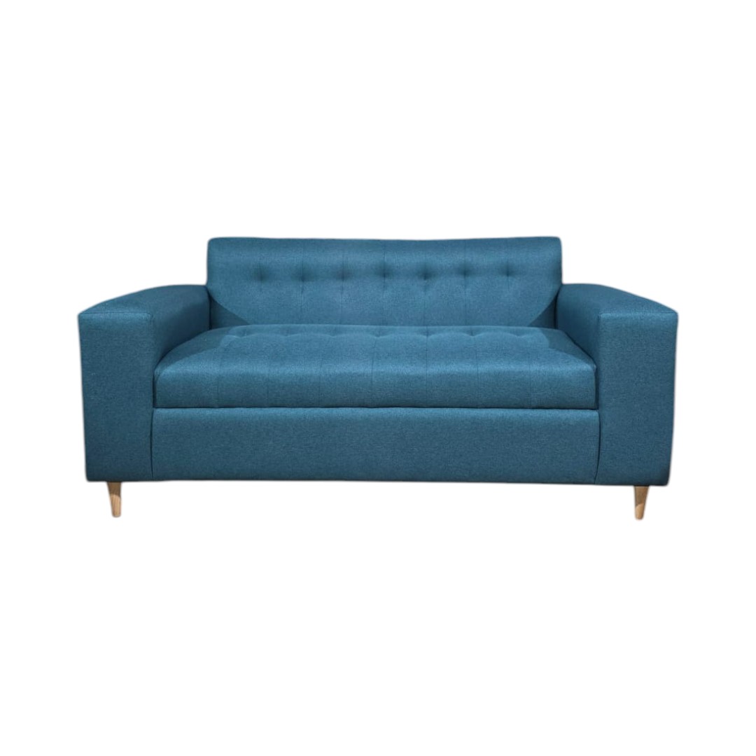 SOFA TRES CUERPOS LINO VERDE - 1