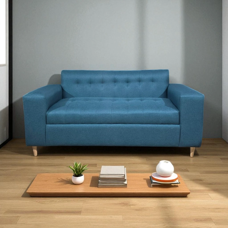 SOFA TRES CUERPOS LINO VERDE - 2