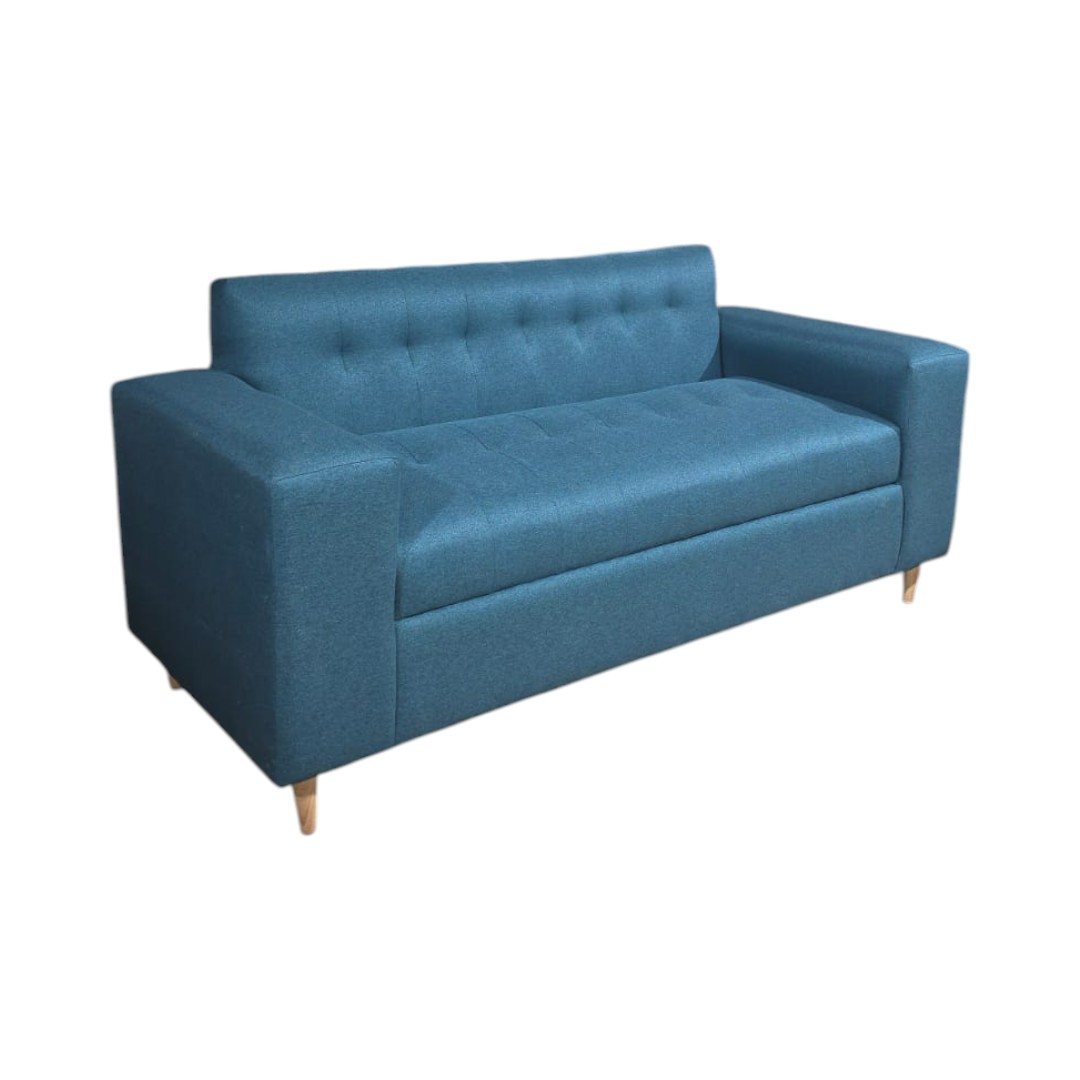 SOFA TRES CUERPOS LINO VERDE - 4