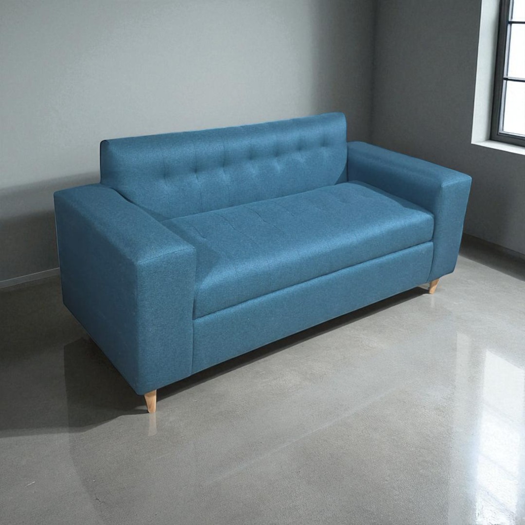 SOFA TRES CUERPOS LINO VERDE - 5