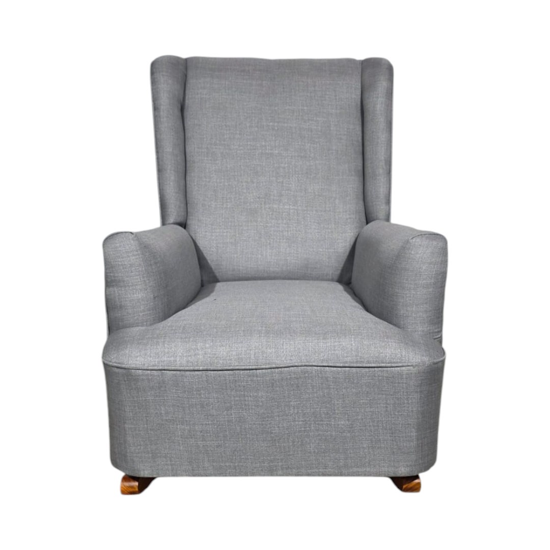 SILLON MECEDOR LINO GRIS CLARO - 1