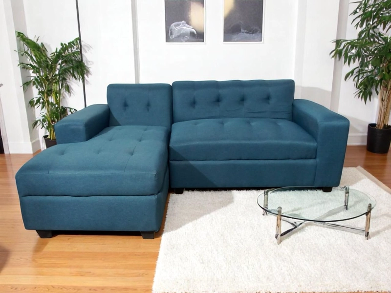 SOFA SECCIONAL LINO INDIGO DIVAN IZQUIERDO - 4