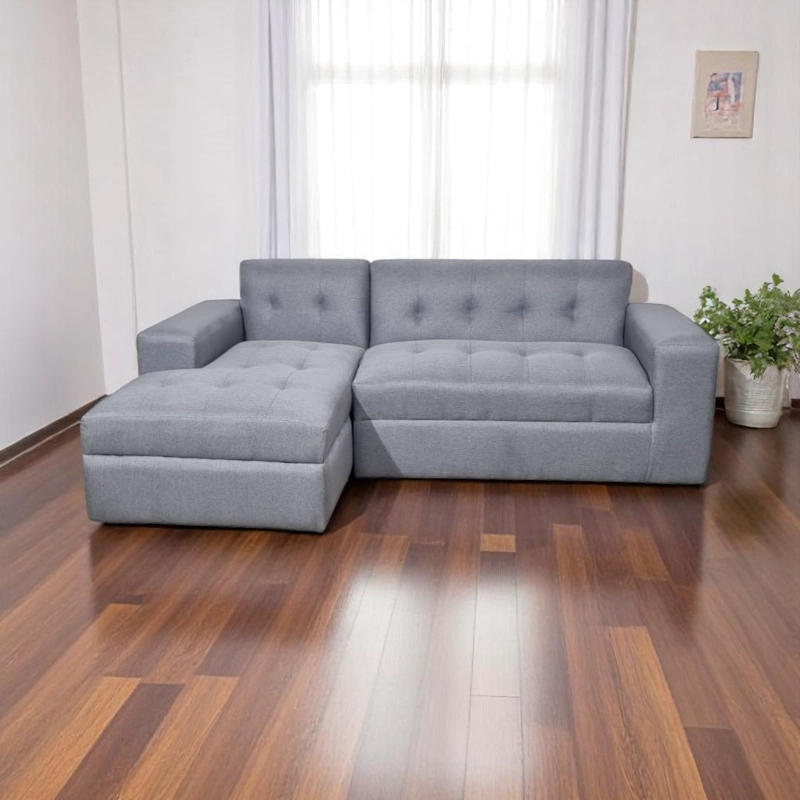 SECCIONAL LINO GRIS CLARO DIVAN IZQUIERDO - 4
