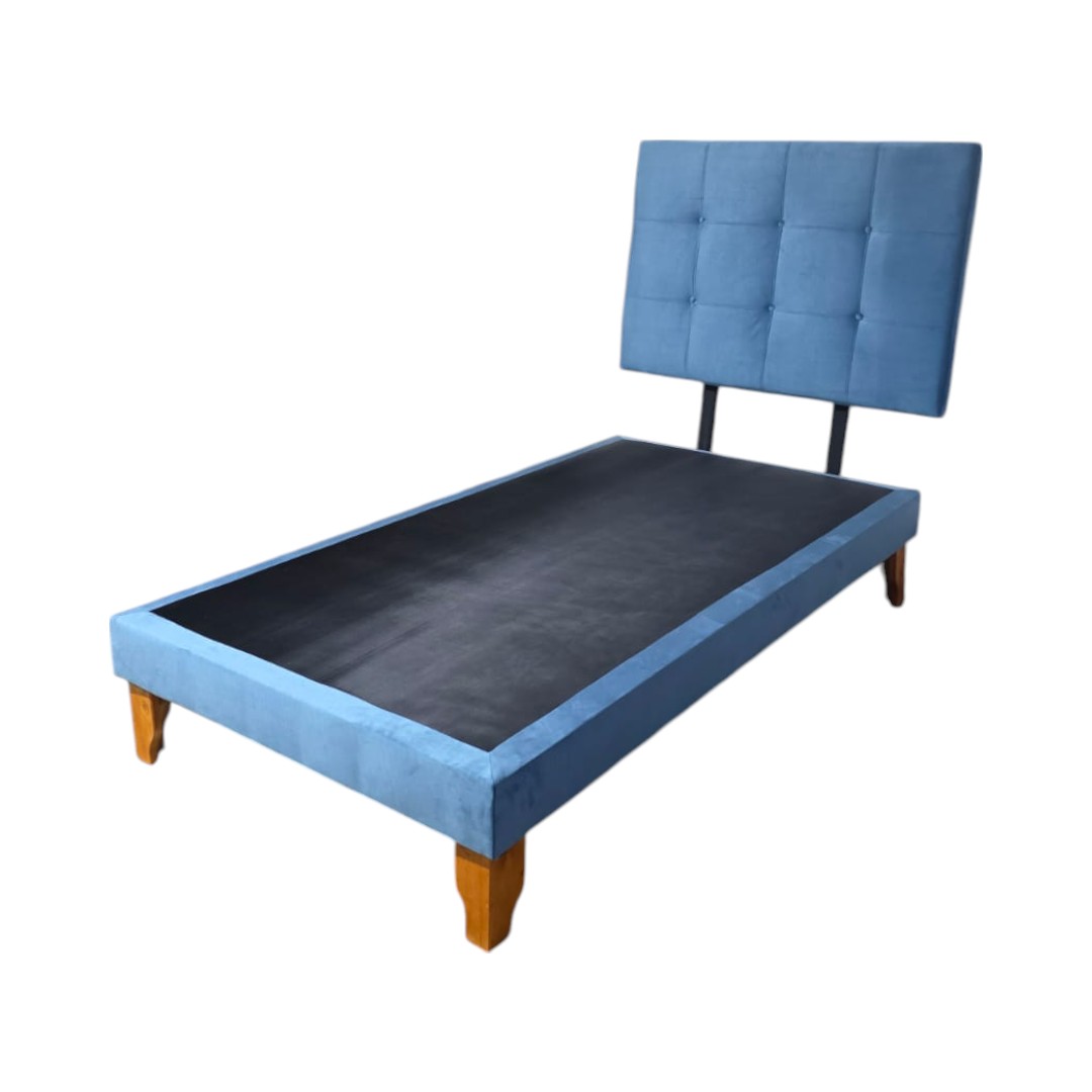 CAMA DE PLAZA FELPA AZUL JEANS - 3