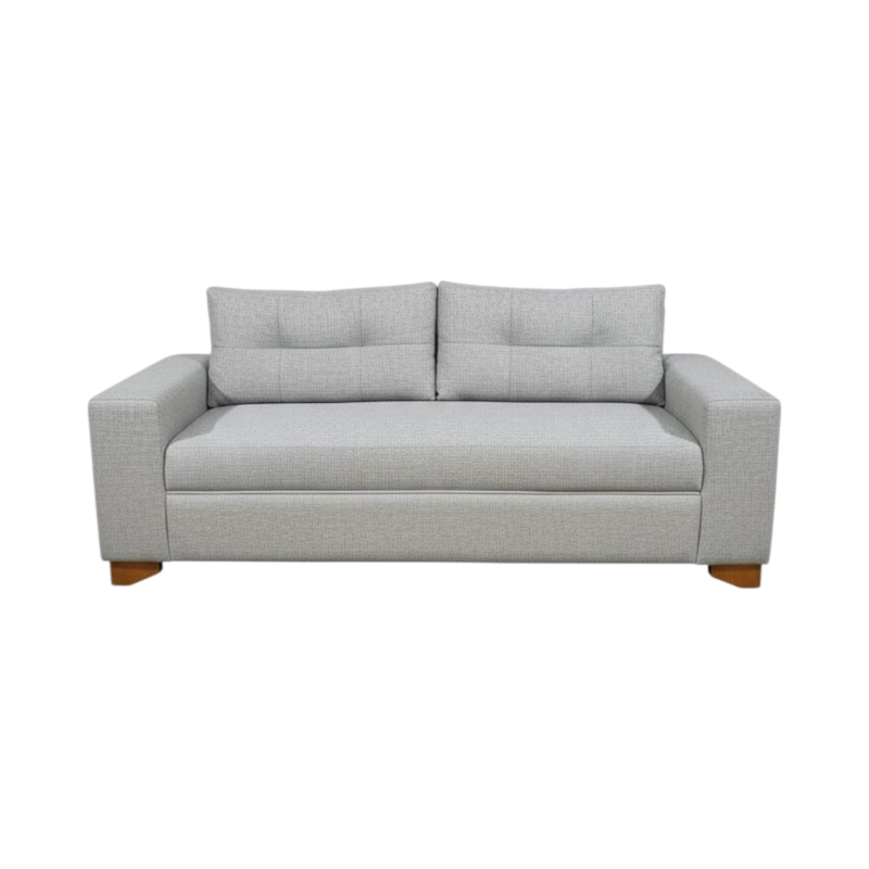 SOFA PARIS DOS CUERPOS LINO GRIS CLARO - 1