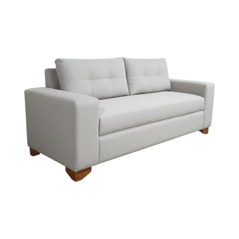 SOFA PARIS DOS CUERPOS LINO GRIS CLARO - 2