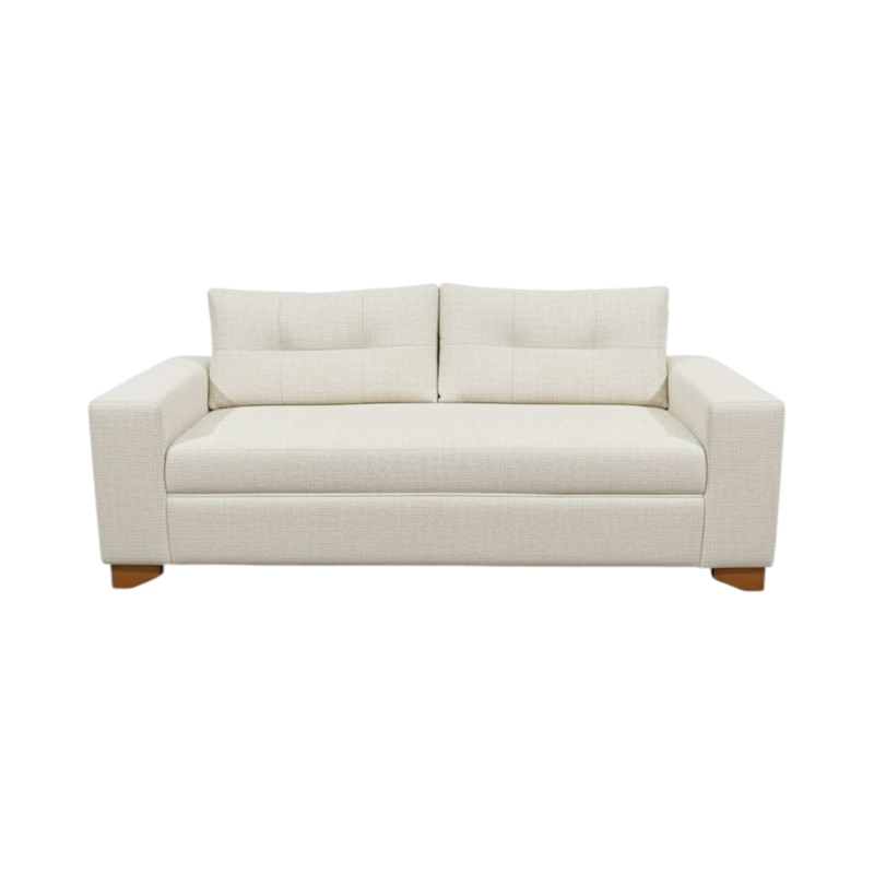 SOFA PARIS TRES CUERPOS LINO CRUDO - 1