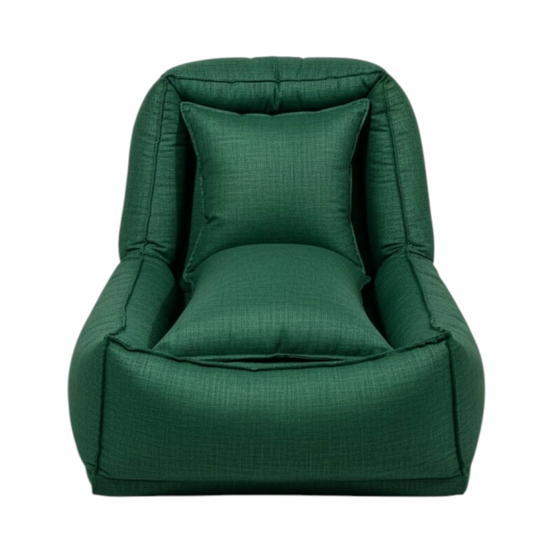 POUF BED LINO VERDE SOFA CAMA - 1