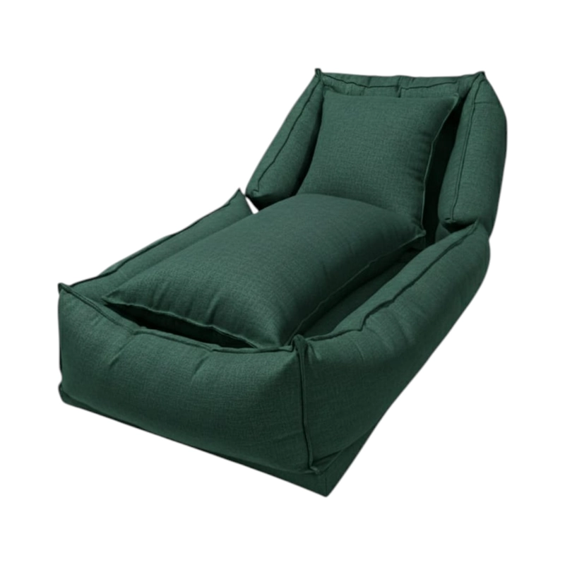 POUF BED LINO VERDE SOFA CAMA - 4