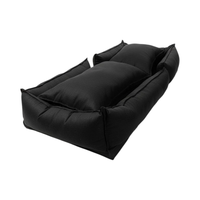 POUF BED LINO NEGRO SOFA CAMA - 3