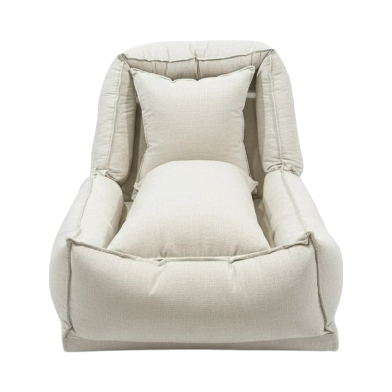 POUF BED LINO CRUDO SOFA CAMA - 1