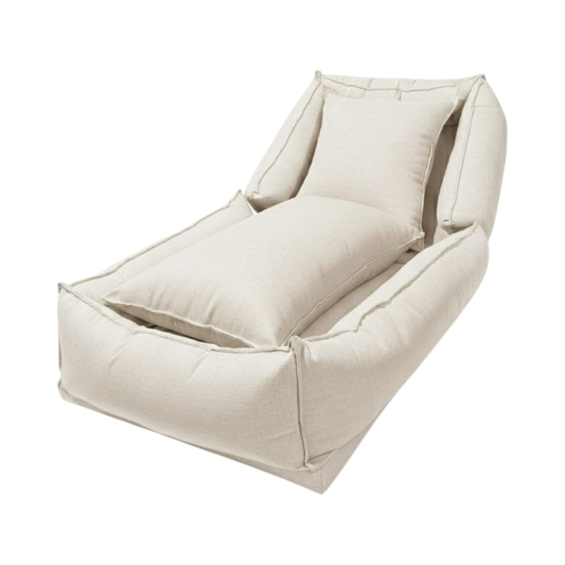 POUF BED LINO CRUDO SOFA CAMA - 4