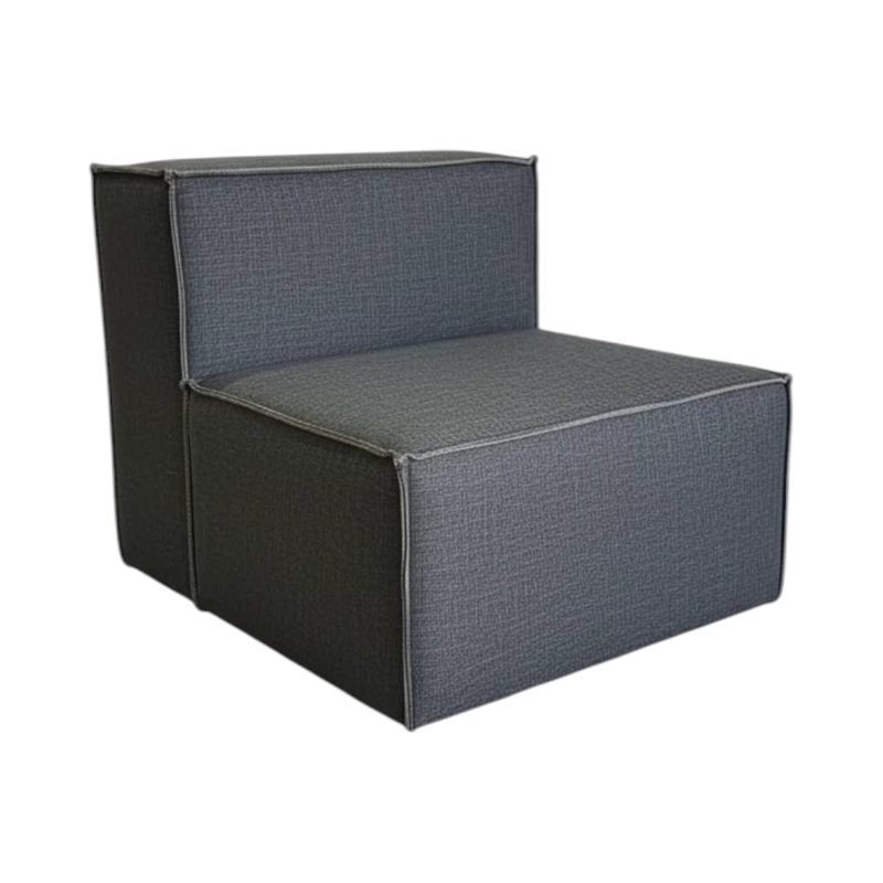 POLTRONA MADRID EN LINO GRIS OSCURO - 2