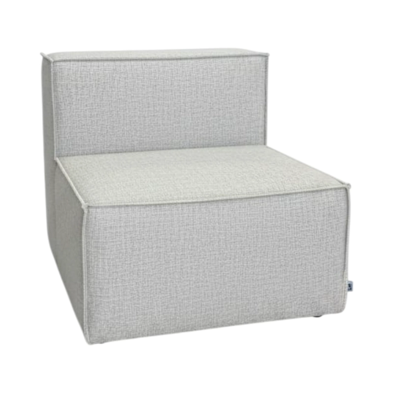 POLTRONA MADRID EN LINO GRIS CLARO - 1