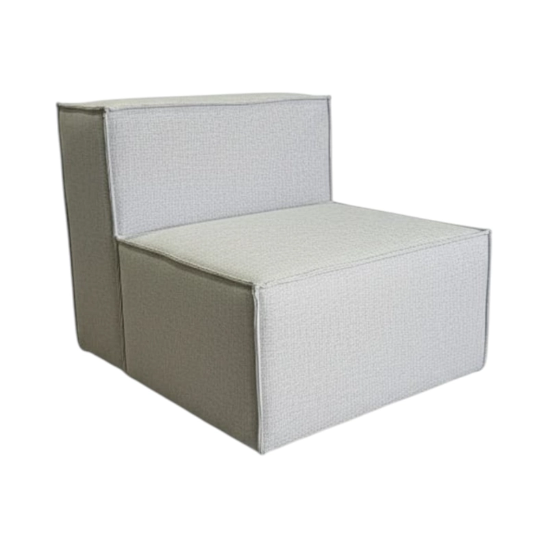 POLTRONA MADRID EN LINO GRIS CLARO - 3