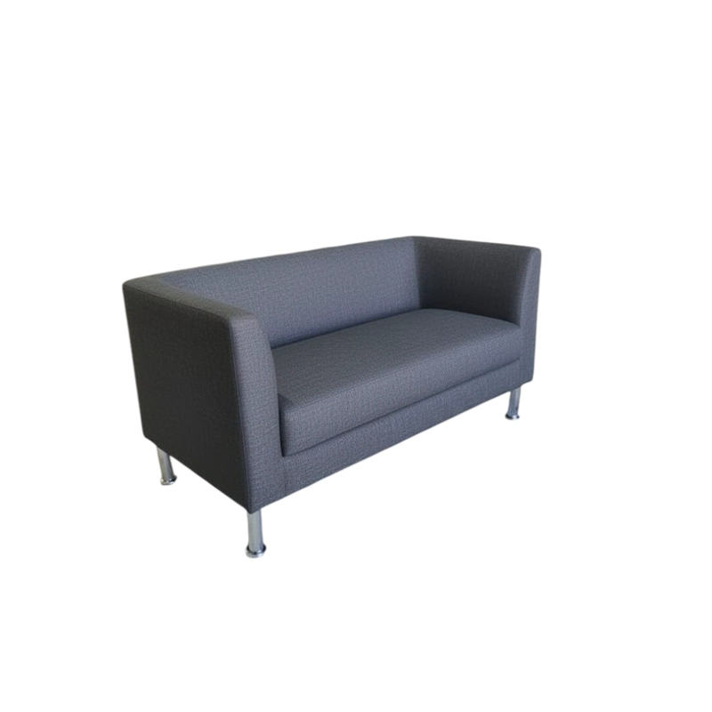 SOFA CARIBE DOS CUERPOS EN LINO GRIS OSCURO - 1