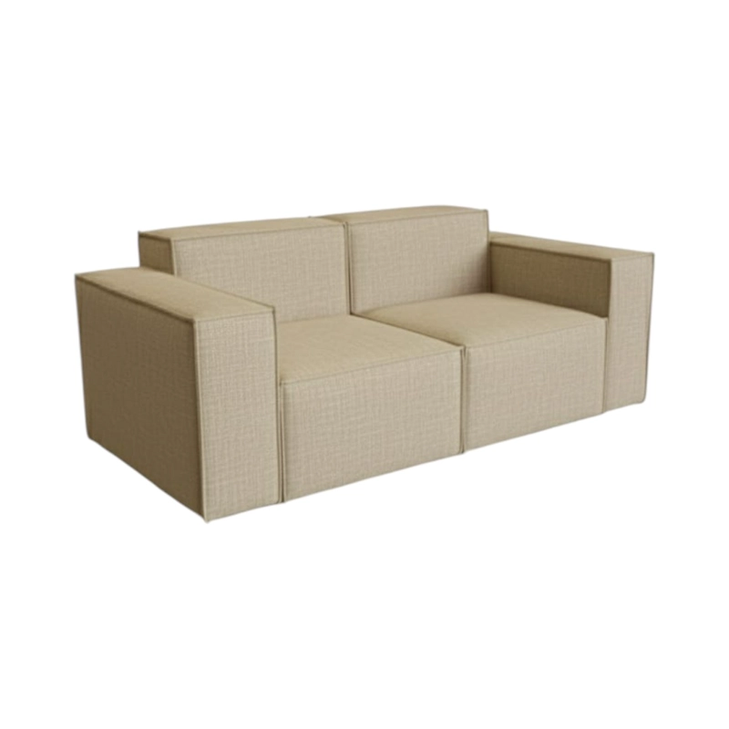 SOFA AURA DOS CUERPOS LINO BEIGE - 1