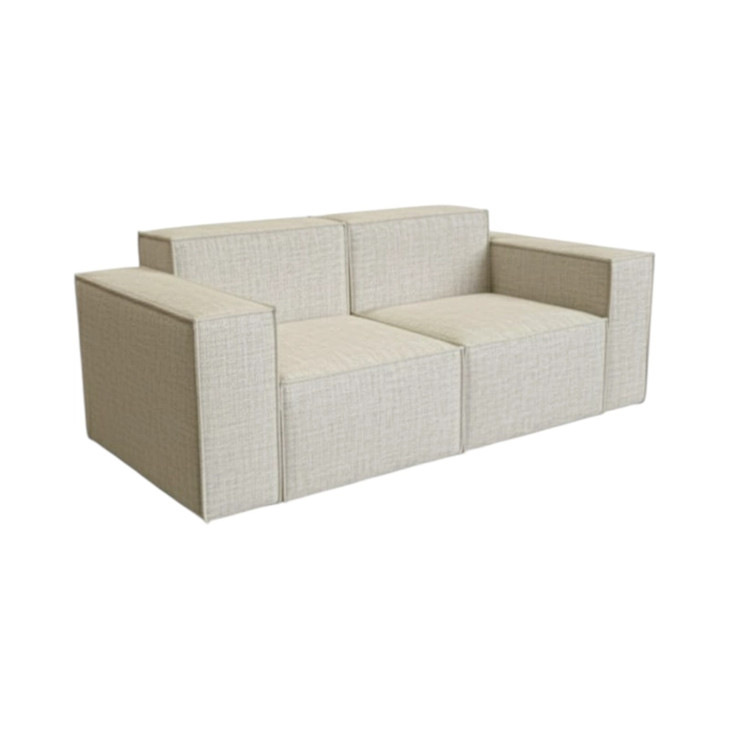 SOFA AURA DOS CUERPOS LINO CRUDO - 1