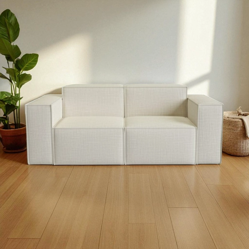 SOFA AURA DOS CUERPOS LINO CRUDO - 2