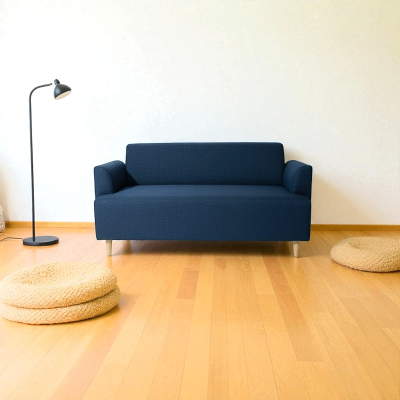 SOFA IRLANDA DOS CUERPOS LINO AZUL - 2