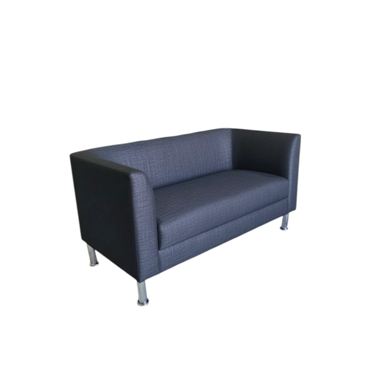 SOFA CARIBE DOS CUERPOS EN LINO NEGRO - 1
