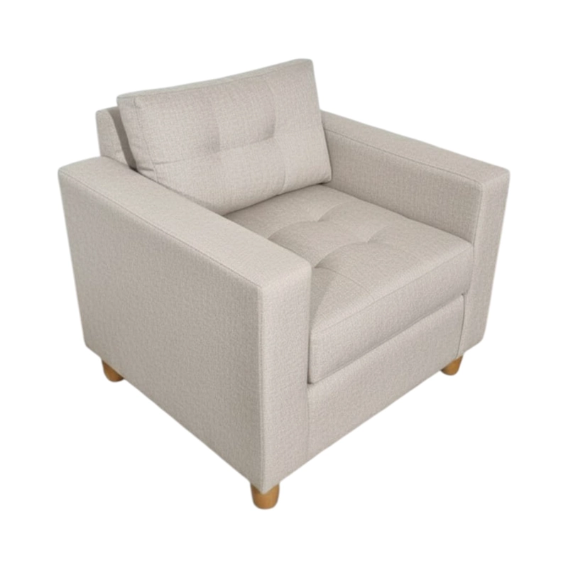 POLTRONA SUECIA LINO BEIGE - 1
