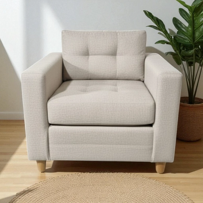 POLTRONA SUECIA LINO BEIGE - 2