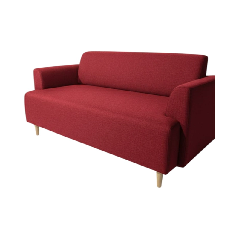 SOFA IRLANDA DOS CUERPOS LINO ROJO - 1