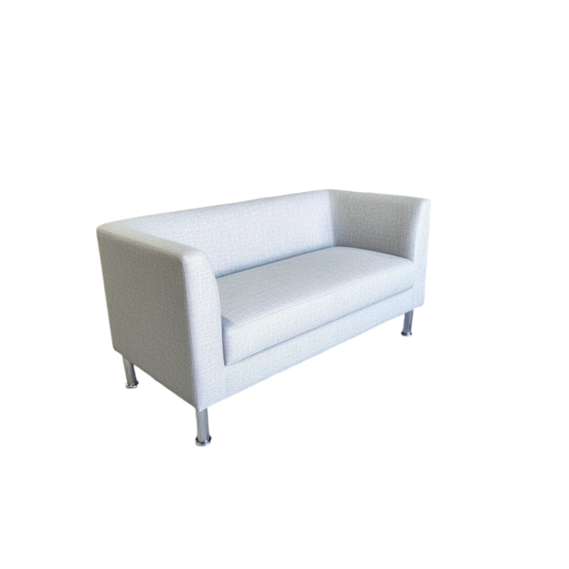 SOFA CARIBE DOS CUERPOS EN LINO GRIS CLARO - 1