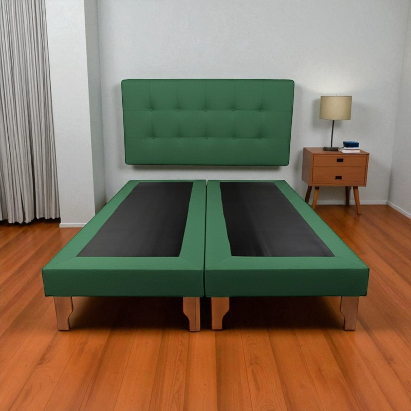 CAMA DOS PLAZAS LINO VERDE - 2