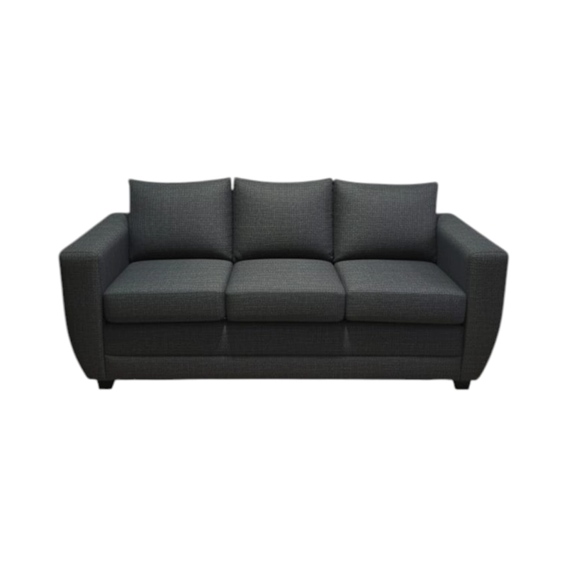 SOFA SODI TRES CUERPOS LINO GRIS OSCURO - 2