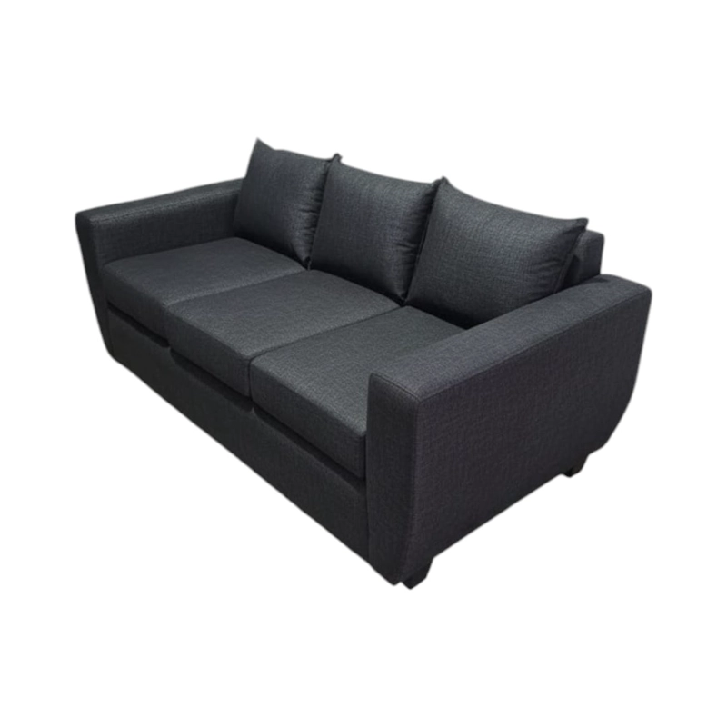 SOFA SODI TRES CUERPOS LINO GRIS OSCURO - 3