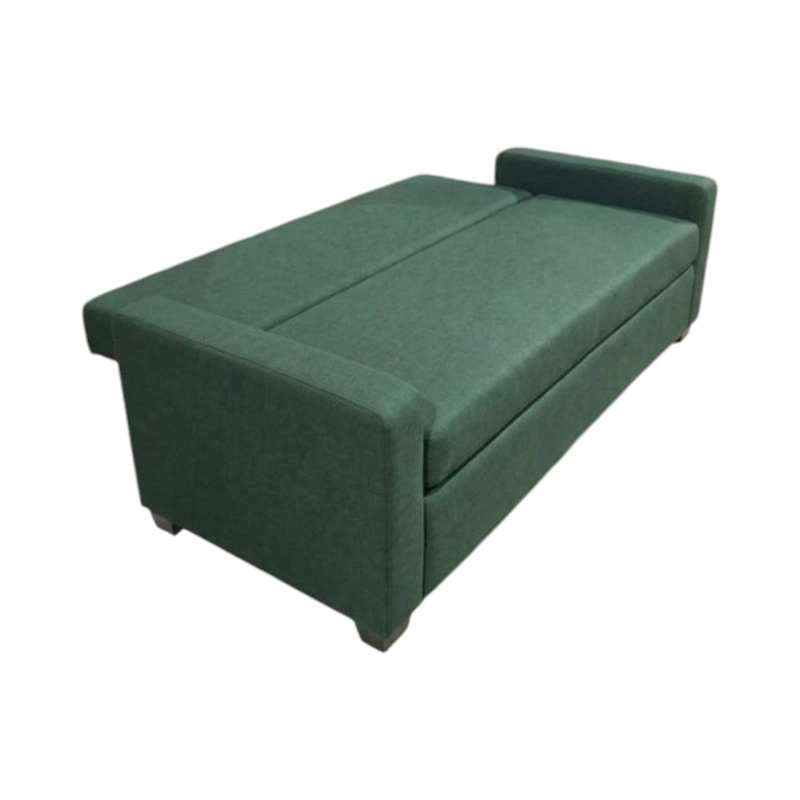 SOFA CAMA MILANO TRES POSICIONES LINO VERDE - 2